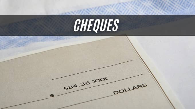 Why cheques are the best casino payment option that you can use when cashing out?