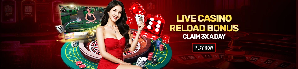 Live Casino Reload Bonus up to $1000