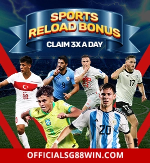 Sports Reload Bonus up to $1000 at SG88WIN!