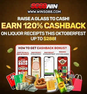 Raise a Glass to Cash! Oktoberfest 120% Cashback Offer!