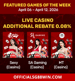 SG88WIN Live Casino Rebate