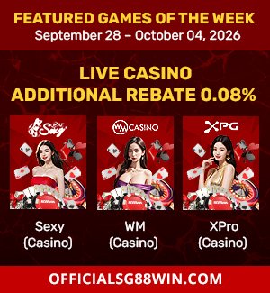 live casino additional rebates