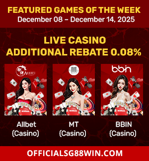Live casino additional rebates