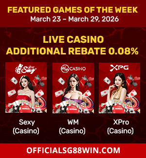 SG88WIN Live Casino Rebates