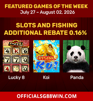 Slots and Fishing additional rebates