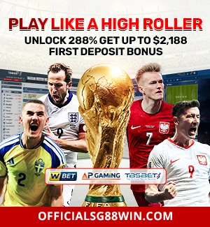 High Rollers, 288% First Deposit Bonus at SG88WIN!