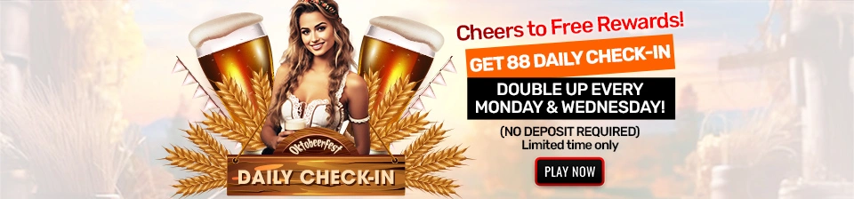 Cheers to Free Rewards! Oktoberfest Daily Check-In