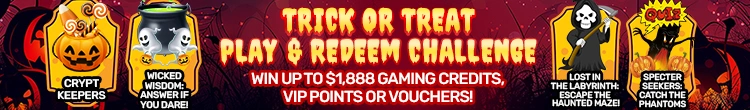 Trick or Treat Play & Redeem Challenge