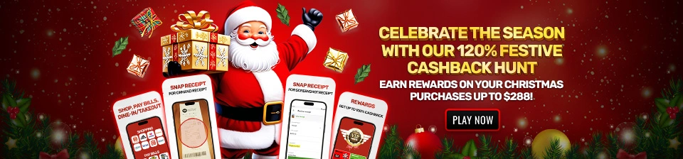 120% Festive Cashback Hunt – Celebrate the Season with Us! LEARN MORE