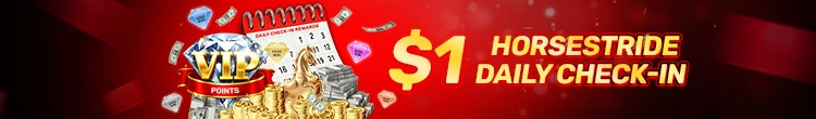 $1 HorseStride Daily Check-In At SG88WIN