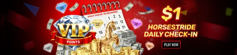 $1 HorseStride Daily Check-In At SG88WIN