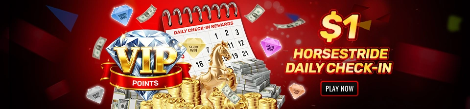$1 HorseStride Daily Check-In At SG88WIN