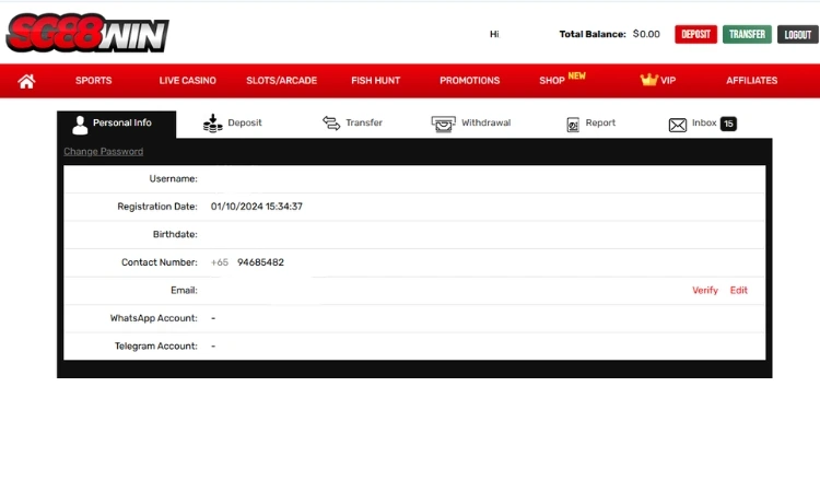 SG88WIN Verification