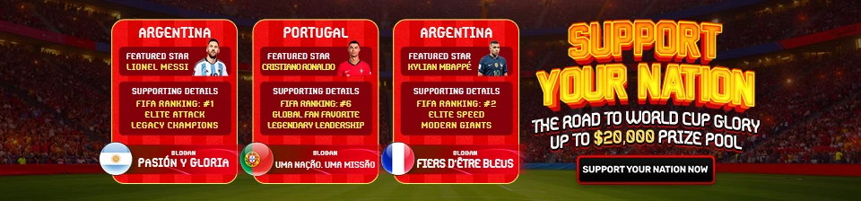 Support Your Nation At SG88WIN!