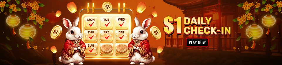 Check In Daily On SG88WIN and Get $1
