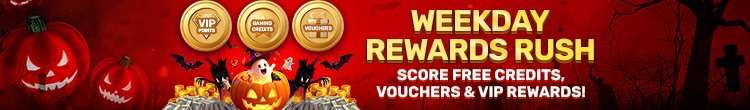 Weekday Rewards Rush only at SG88WIN