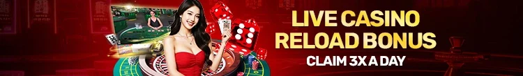Live Casino Reload Bonus up to $1000